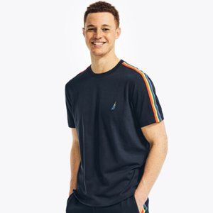 Nautica PRIDE Sustainable Crewneck Short Sleeve Tee